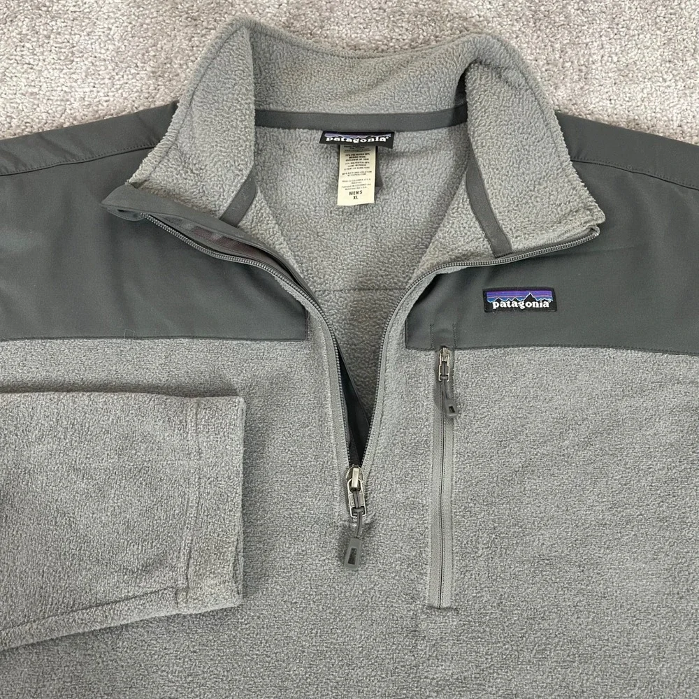 Patagonia 1/4 Zip Pullover Mens Extra Large Merino Wool Blend Finmark Fleece